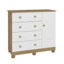 Ver mais imagens de Quarto de Bebê com Berço Mini Cama  e  Cômoda Sapateira Ciranda