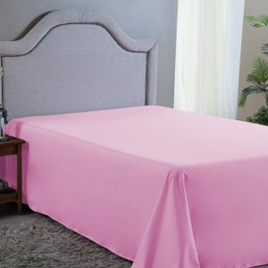 Lençol 400 Fios King sem Elástico Virol Hotel Pousada Tecido Acetinado:rosa