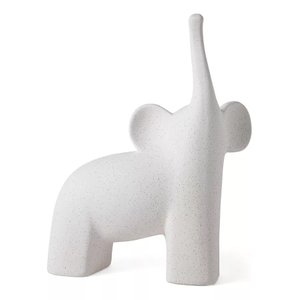Escultura Decorativa Elefante em Poliresina 18976-g Mart