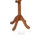 Ver imagem 6 de Cabideiro de Chão Pendurador Araucária Madeira Maciça Amêndoa