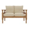 Namoradeira 2 Lugares Madeira Maciça Liz Multimóveis Cr7002.t62 Imbuia/bege - 5