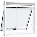 Ver imagem 1 de Maxim-ar em Aço Galvanizado com Grade Quadriculada Branco - 60x60