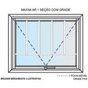 Ver imagem 3 de Maxim-ar em Aço Galvanizado com Grade Quadriculada Branco - 60x60