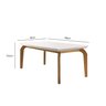 Mesa 180cm Tampo MDF Canto Reto Dublin  - 2