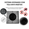 Kit Ralo Linear Banheiro 5x80 + Ralo 10x10 Inox Oculto Cinza Box Lavabo Dentro e Fora - 7