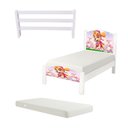 Ver imagem 2 de Cama para Criança Solteiro Completa com Proteção Lateral - Branco Sky