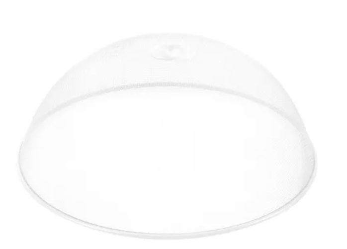 Protetor de Alimentos Malha De Aço 35Cm Cor Branco - 1