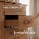 Ver imagem 6 de Cômoda 2 Portas 4 Gavetas com Sapateira Titan