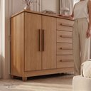 Ver imagem 5 de Cômoda 2 Portas 4 Gavetas com Sapateira Titan
