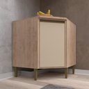 Ver imagem 1 de Balcão de Cozinha de Canto Oblíquo 1 Porta New Athena Móveis Sul