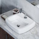 Ver imagem 2 de Kit Cuba para Banheiro Fit com Torneira Bica Baixa Basic Celite