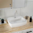 Ver imagem 5 de Kit Cuba para Banheiro Fit com Torneira Bica Baixa Basic Celite