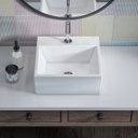 Ver imagem 2 de Kit Cuba para Banheiro Loft com Torneira Bica Baixa New Incepa