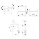 Ver imagem 4 de Kit Cuba para Banheiro Optica com Torneira Bica Baixa Single One Roca