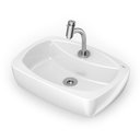 Ver imagem 1 de Kit Cuba para Banheiro Thema com Torneira Bica Baixa New Incepa