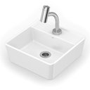 Ver imagem 2 de Kit Cuba para Banheiro Optica CQ35 com Torneira Bica Baixa Single One Roca