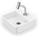 Ver imagem 3 de Kit Cuba para Banheiro Optica CQ35 com Torneira Bica Baixa Single One Roca