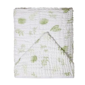 Toalha de Banho Soft Bamboo Mami com Capuz - Folhagem Verde