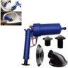 Desentupidor Alta Pressão, Pistola Desentupidora, Bomba Manual, Sucção, Vaso Sanitário, Privada, Can - 4