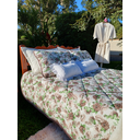 Ver imagem 6 de Cobre Leito Queen 3 Peças Malha 100% Algodão Zono Enxovais Senhorinha Rouge