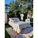 Ver mais imagens de Cobre Leito Queen 3 Peças Malha 100% Algodão Zono Enxovais Senhorinha Rouge