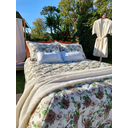 Ver imagem 5 de Cobre Leito Queen 3 Peças Malha 100% Algodão Zono Enxovais Senhorinha Rouge