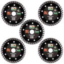 Ver imagem 3 de Kit 05 Discos Prando Turbo 110 X 20 Mm Marmore