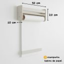 Ver imagem 7 de Porta Bobina Lousa de Parede Infantil para Desenho e Pintura + Rolo de Papel - Mariá