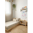 Ver imagem 4 de Porta Bobina Lousa de Parede Infantil para Desenho e Pintura + Rolo de Papel - Mariá