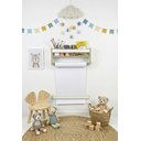 Ver mais imagens de Porta Bobina Lousa de Parede Infantil para Desenho e Pintura + Rolo de Papel - Mariá