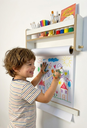 Ver imagem 7 de Porta Bobina Lousa de Parede Infantil para Desenho e Pintura + Rolo de Papel - Mariá