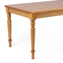 Ver imagem 5 de Mesa de Jantar 6 Lugares Madeira Maciça 160cm Amarílis Marrom/Mel