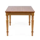 Ver imagem 4 de Mesa de Jantar 6 Lugares Madeira Maciça 160cm Amarílis Marrom/Mel