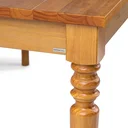 Ver imagem 6 de Mesa de Jantar 6 Lugares Madeira Maciça 160cm Amarílis Marrom/Mel