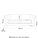 Ver imagem 4 de Sofá 2 Lugares Sala de Estar 190cm Otto M22 Sintético Marrom - Mpozenato