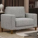 Ver imagem 2 de Poltrona Decorativa Oasis Pes Madeira Boucle Tce 1018 Moll