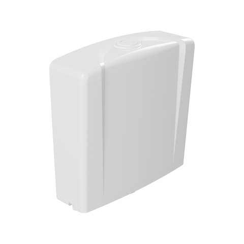 Caixa de Descarga Acoplada Universal Astra Cau2 Duplo Acionamento 3 e 6 Litros Branco