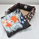 Ver imagem 4 de Cama Pet para Cães e Gatos Kazzavip Sarja 100% Poliéster Estampada Tamanho(m)Preto