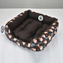 Ver imagem 5 de Cama Pet para Cães e Gatos Kazzavip Sarja 100% Poliéster Estampada Tamanho(m)Preto