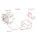 Ver imagem 5 de Forno Elétrico Nardelli Embutir 60l Black Eb60 - Preto 110v