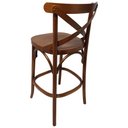 Ver imagem 3 de Kit 3 Banquetas Alta Bistro Maciça Gourmet Bancada Luxo