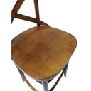 Ver imagem 4 de Kit 3 Banquetas Alta Bistro Maciça Gourmet Bancada Luxo