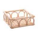 Ver imagem 1 de Porta Guardanapos Wolff de Rattan Nature 18cm X 7cm