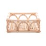 Porta Guardanapos Wolff de Rattan Nature 18cm X 7cm - 2