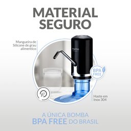 Bomba para Galão de Água Momo Lifestyle - Branco Bom-dia - 7