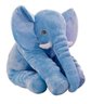 Almofada E Travesseiro Elefante Gigante Pelúcia Menino Azul - 1
