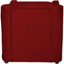 Ver imagem 4 de Poltrona Decorativa Mila Pé de Plástico Cromado - Bordô Suede