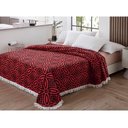 Ver imagem 1 de Colcha Casal Chenille Canelada Isadora Verm. Preto Jolitex