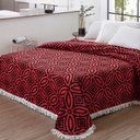 Ver imagem 3 de Colcha Casal Chenille Canelada Isadora Verm. Preto Jolitex