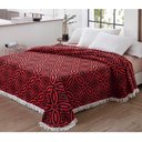 Ver imagem 2 de Colcha Casal Chenille Canelada Isadora Verm. Preto Jolitex